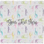 Gymnastics with Name/Text Ceramic Tile Hot Pad (Personalized)