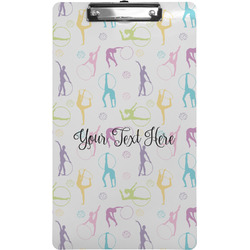 Gymnastics with Name/Text Clipboard (Legal Size) (Personalized)