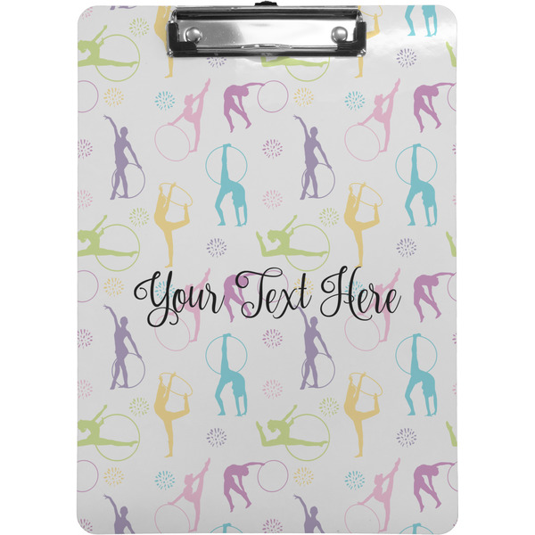 Custom Gymnastics with Name/Text Clipboard (Personalized)