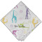 Gymnastics with Name/Text Cloth Napkins - Personalized Dinner (Folded Four Corners)