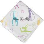 Gymnastics with Name/Text Cloth Napkin