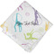 Gymnastics with Name/Text Cloth Napkins - Personalized Lunch (Folded Four Corners)