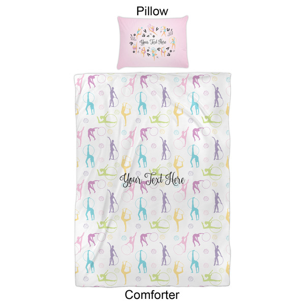 Gymnastics with Name/Text Comforter Set - Twin XL - Approval