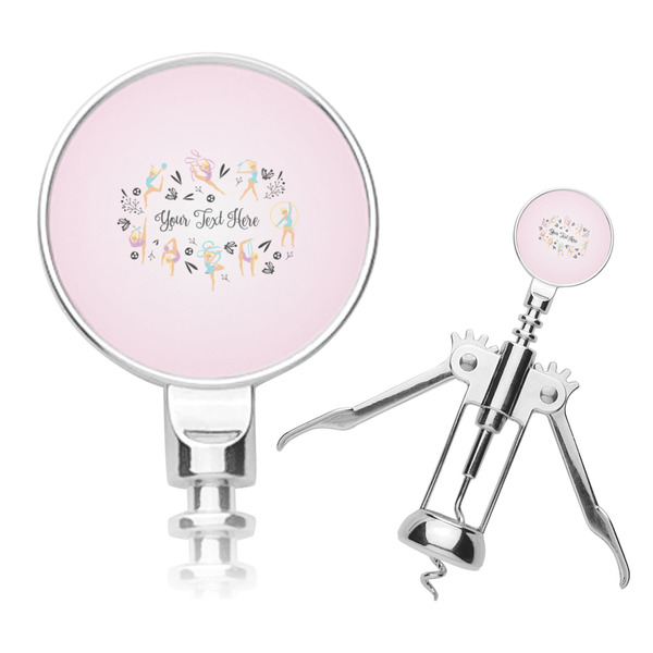 Custom Gymnastics with Name/Text Corkscrew (Personalized)