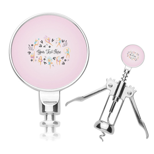 Custom Gymnastics with Name/Text Corkscrew (Personalized)