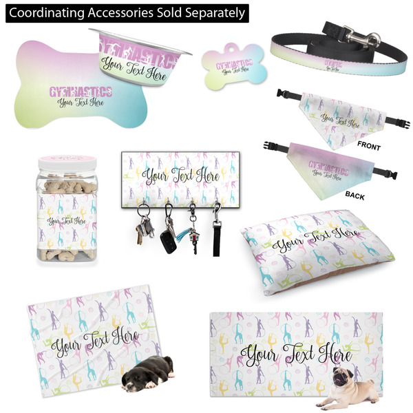 Gymnastics with Name/Text Customized Pet Accessories