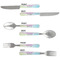 Gymnastics with Name/Text Cutlery Set - APPROVAL