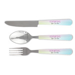 Gymnastics with Name/Text Cutlery Set