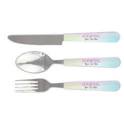 Gymnastics with Name/Text Cutlery Set