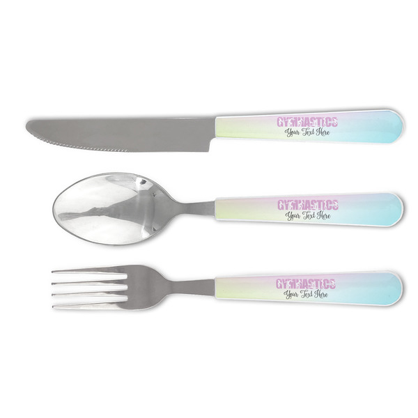 Custom Gymnastics with Name/Text Cutlery Set