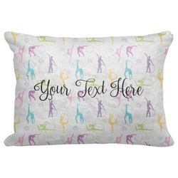 Gymnastics with Name/Text Decorative Baby Pillowcase - 16"x12" (Personalized)
