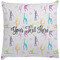 Gymnastics with Name/Text Decorative Pillow Case (Personalized)