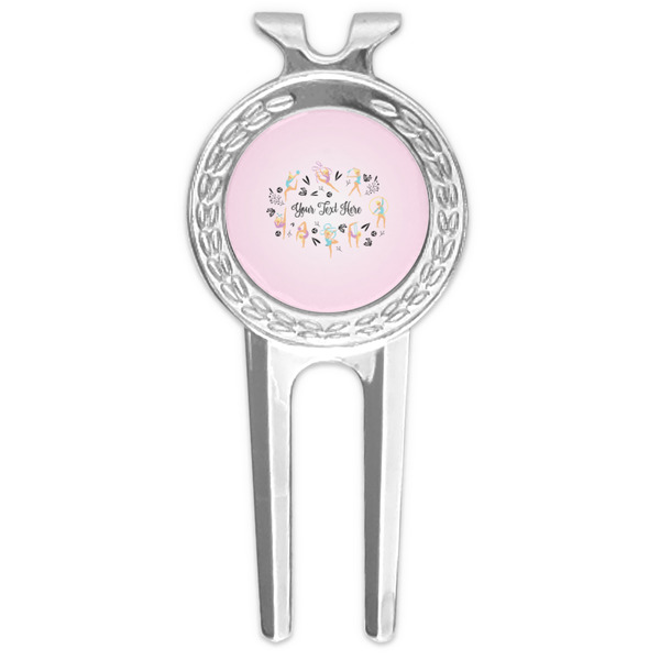 Custom Gymnastics with Name/Text Golf Divot Tool & Ball Marker (Personalized)