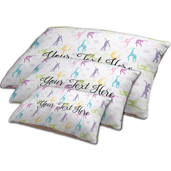 Gymnastics with Name/Text Dog Beds - MAIN (sm, med, lrg)