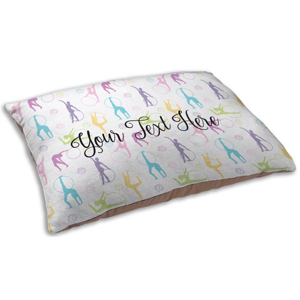 Gymnastics with Name/Text Dog Beds - SMALL