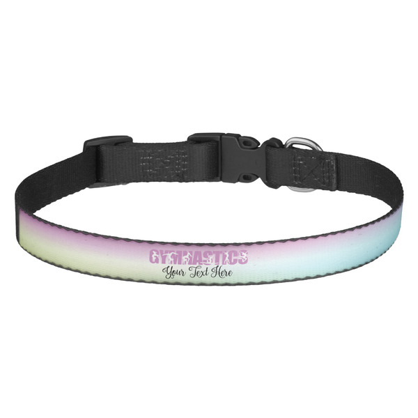 Custom Gymnastics with Name/Text Dog Collar (Personalized)