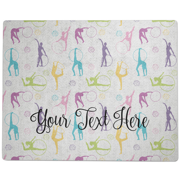 Gymnastics with Name/Text Dog Food Mat - Large without Bowls