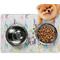 Gymnastics with Name/Text Dog Food Mat - Small