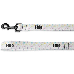 Gymnastics with Name/Text Dog Leash - 6 ft (Personalized)