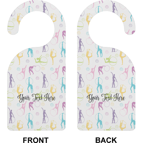 Gymnastics with Name/Text Door Hanger (Approval)