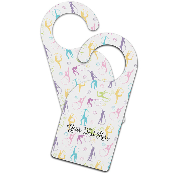 Gymnastics with Name/Text Door Hanger - MAIN