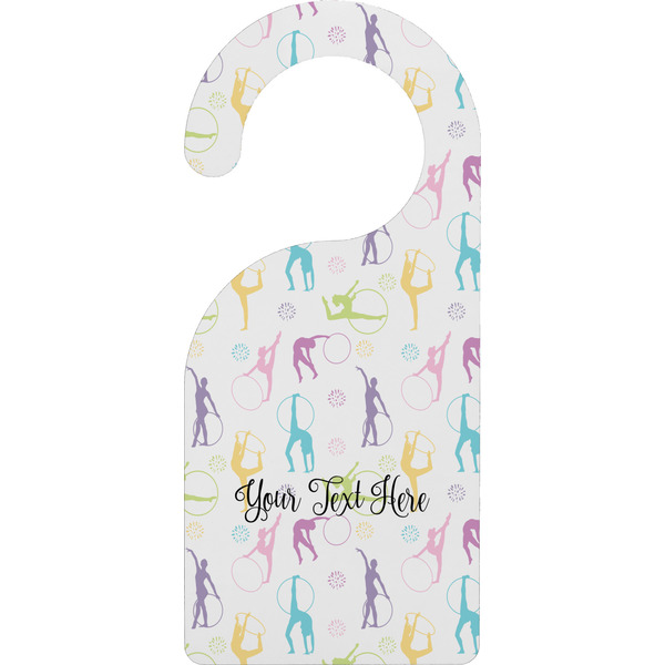 Custom Gymnastics with Name/Text Door Hanger (Personalized)