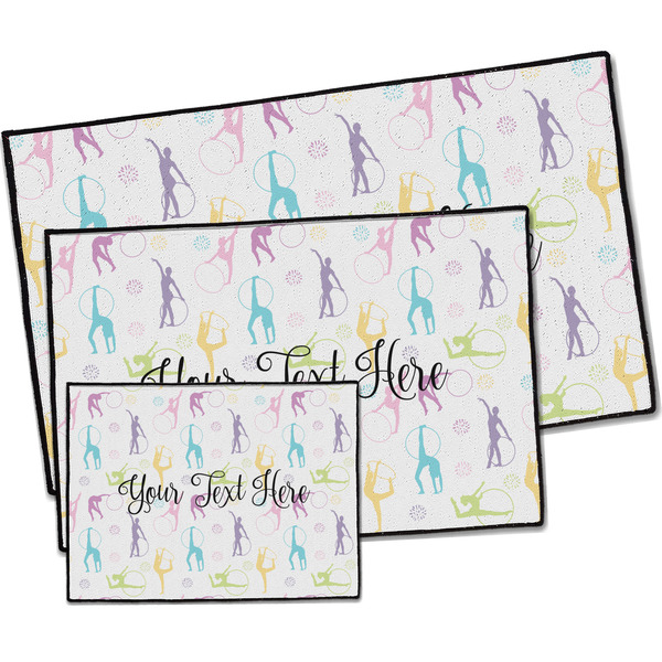 Gymnastics with Name/Text Door Mats - PARENT MAIN