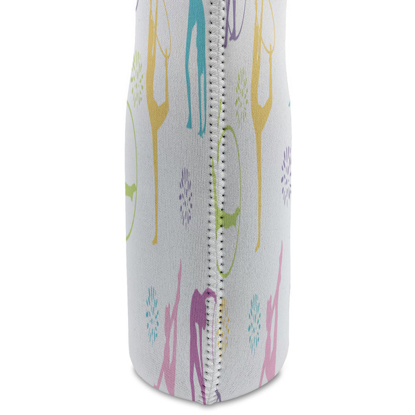 Gymnastics with Name/Text Double Wine Tote - DETAIL 2 (new)