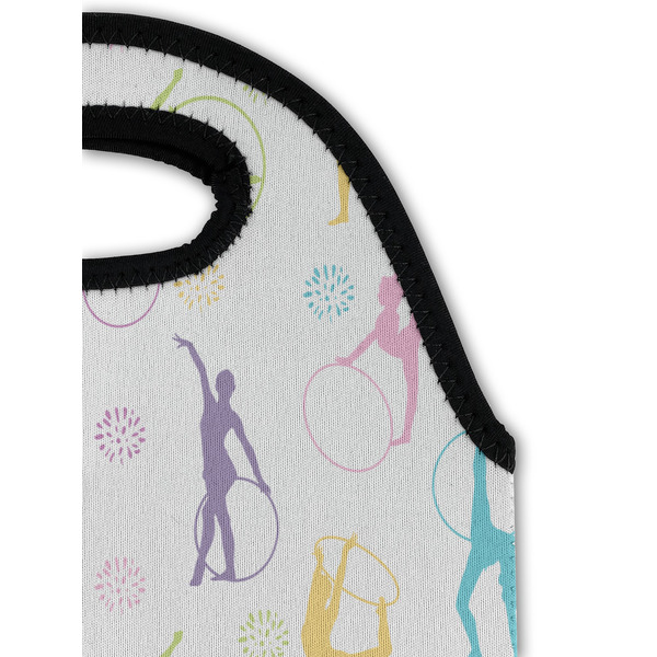 Gymnastics with Name/Text Double Wine Tote - Detail 1 (new)