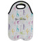 Gymnastics with Name/Text Double Wine Tote - Flat (new)