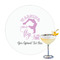 Gymnastics with Name/Text Drink Topper - Large - Single with Drink