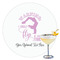 Gymnastics with Name/Text Drink Topper - XLarge - Single with Drink