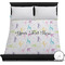 Gymnastics with Name/Text Duvet Cover (Queen)