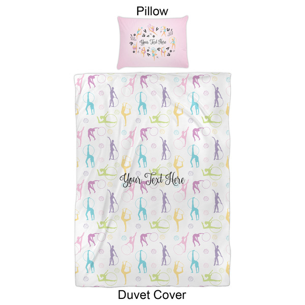 Gymnastics with Name/Text Duvet Cover Set - Twin XL - Approval