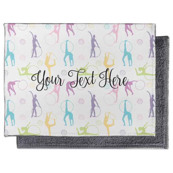 Gymnastics with Name/Text Electronic Screen Wipe - Flat