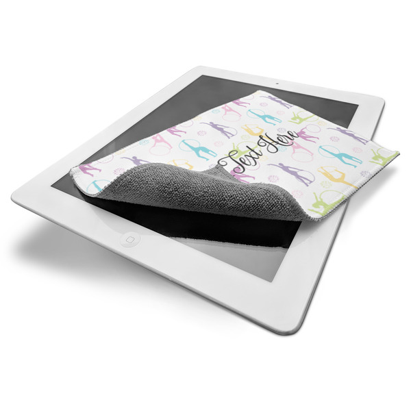 Gymnastics with Name/Text Electronic Screen Wipe - iPad