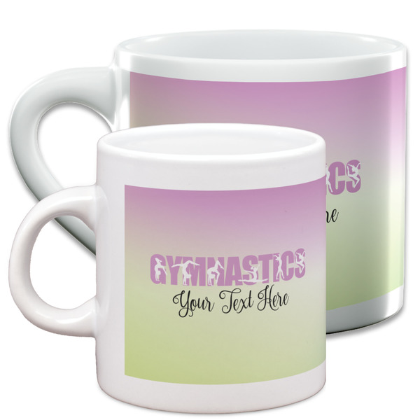 Gymnastics with Name/Text Espresso Mugs - Main Parent