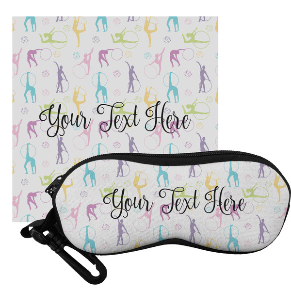 Custom Gymnastics with Name/Text Eyeglass Case & Cloth (Personalized)