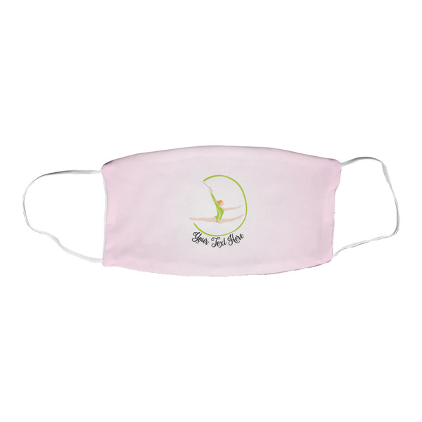 Gymnastics with Name/Text Fabric Face Mask