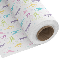Gymnastics with Name/Text Fabric by the Yard - Cotton Twill