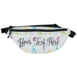 Gymnastics with Name/Text Fanny Pack - Classic Style