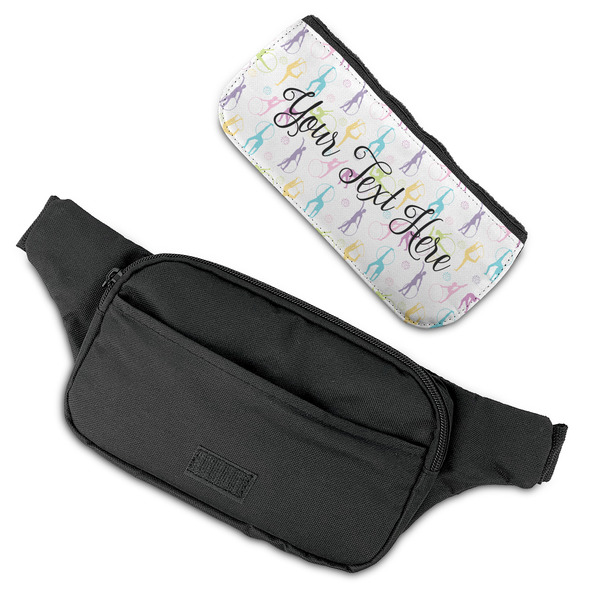 Gymnastics with Name/Text Fanny Packs - FLAT (flap off)