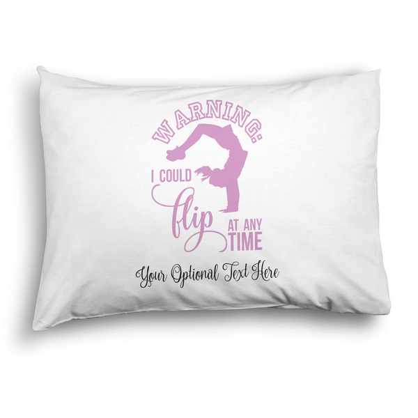 Custom Gymnastics with Name/Text Pillow Case - Standard - Graphic