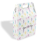 Gymnastics with Name/Text Gable Favor Box