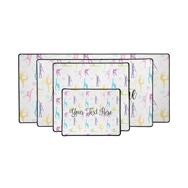 Gymnastics with Name/Text Gaming Mats - PARENT/MAIN