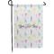 Gymnastics with Name/Text Small Garden Flag - Double Sided