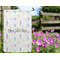 Gymnastics with Name/Text Garden Flag - Outside In Flowers