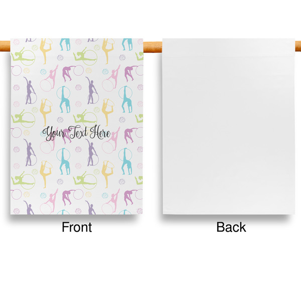 Gymnastics with Name/Text House Flags - Single Sided - APPROVAL