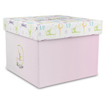 Gymnastics with Name/Text Gift Box with Lid - Canvas Wrapped - XX-Large
