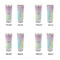 Gymnastics with Name/Text Glass Shot Glass - 2 oz - Set of 4 - APPROVAL